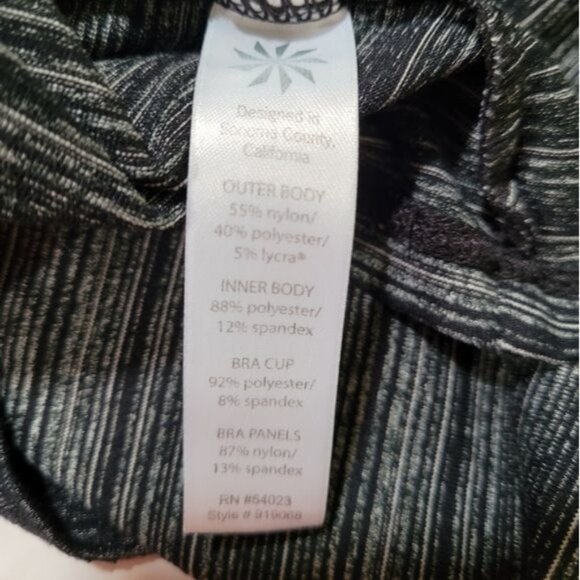 Athleta Tank Womens Size S Black/Charcoal Double Layer Tank Active Gym‎ Yoga - Picture 9 of 12